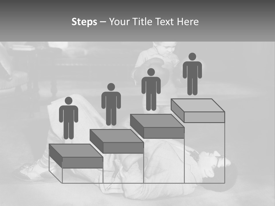 Comedy Humorous Two People PowerPoint Template