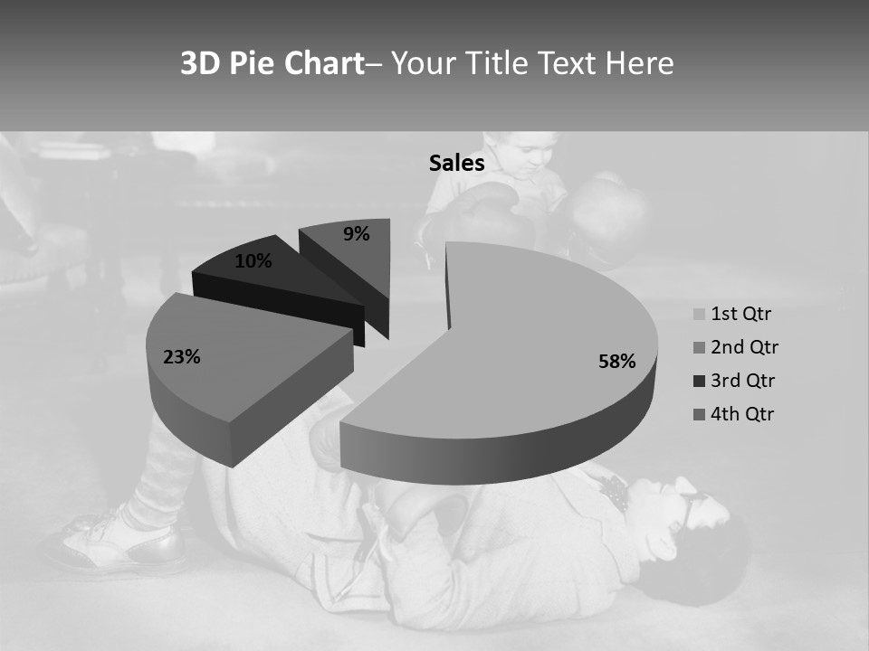 Comedy Humorous Two People PowerPoint Template