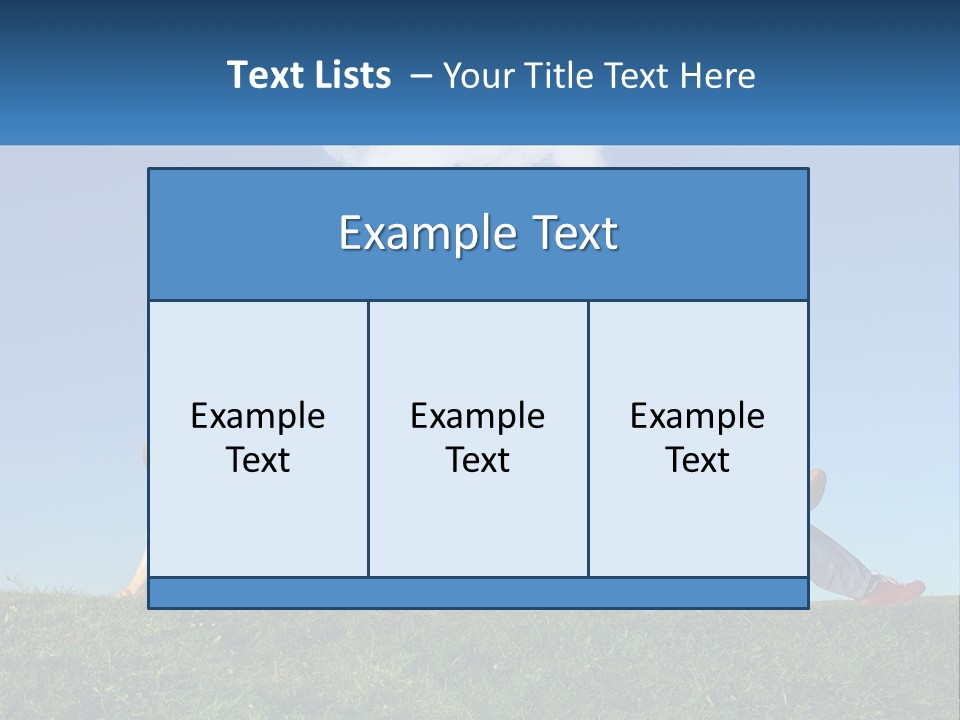 Lie Joy Herb PowerPoint Template