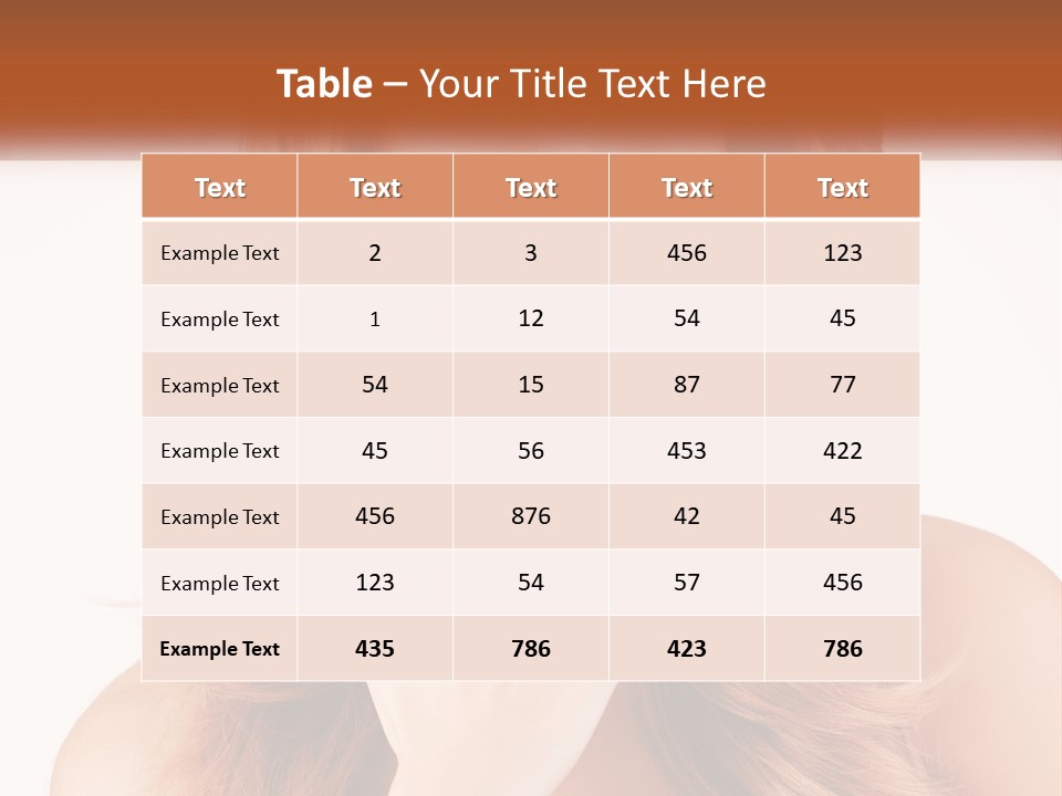 Under Healthy Back PowerPoint Template