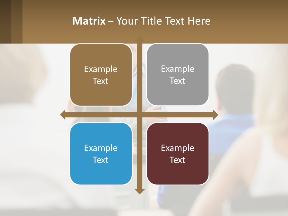 Woman Outside Two PowerPoint Template