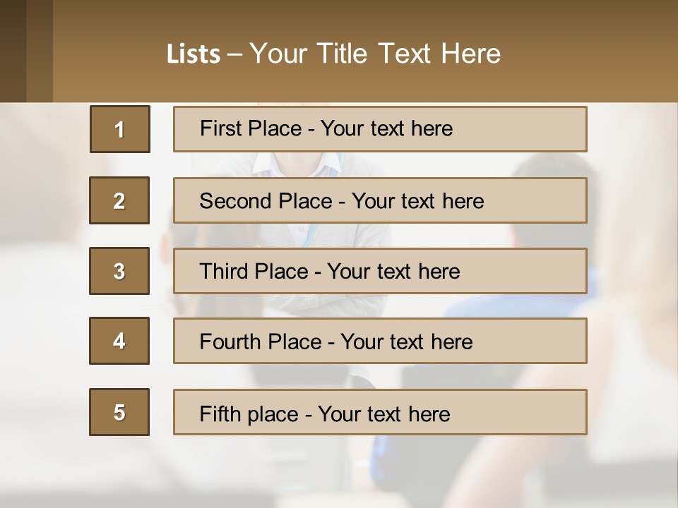 Woman Outside Two PowerPoint Template