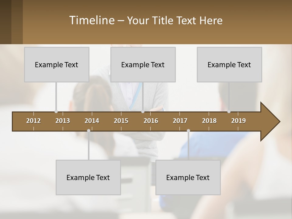 Woman Outside Two PowerPoint Template