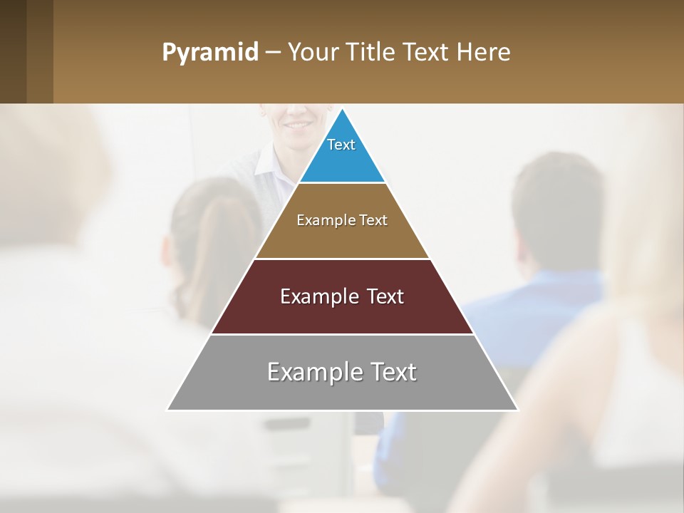 Woman Outside Two PowerPoint Template