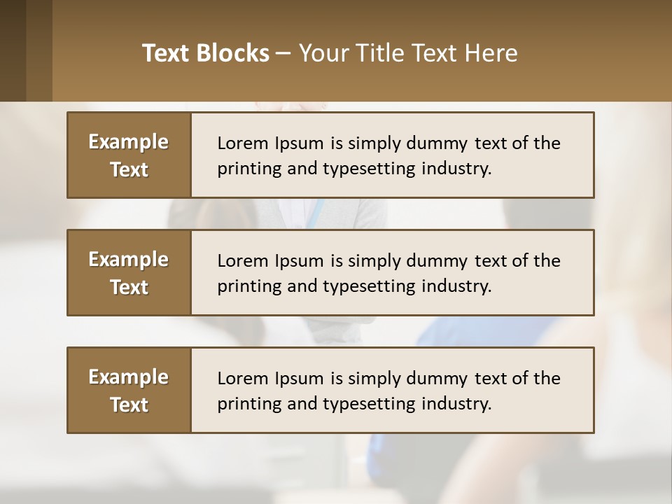Woman Outside Two PowerPoint Template