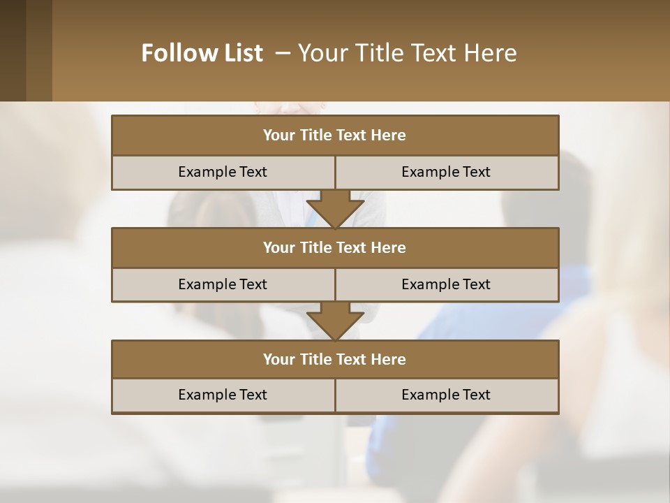 Woman Outside Two PowerPoint Template