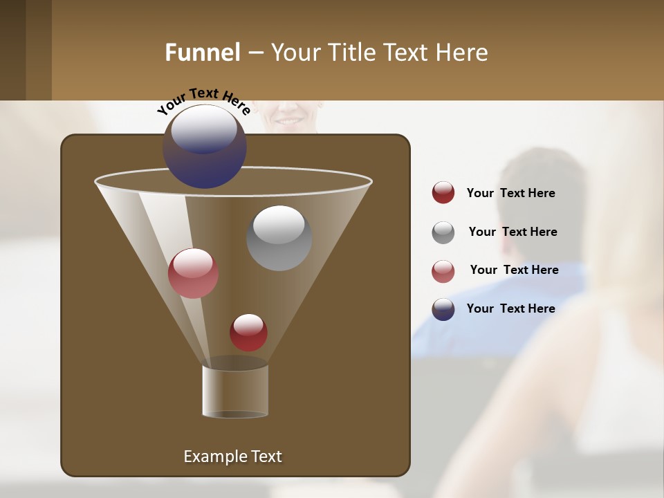 Woman Outside Two PowerPoint Template