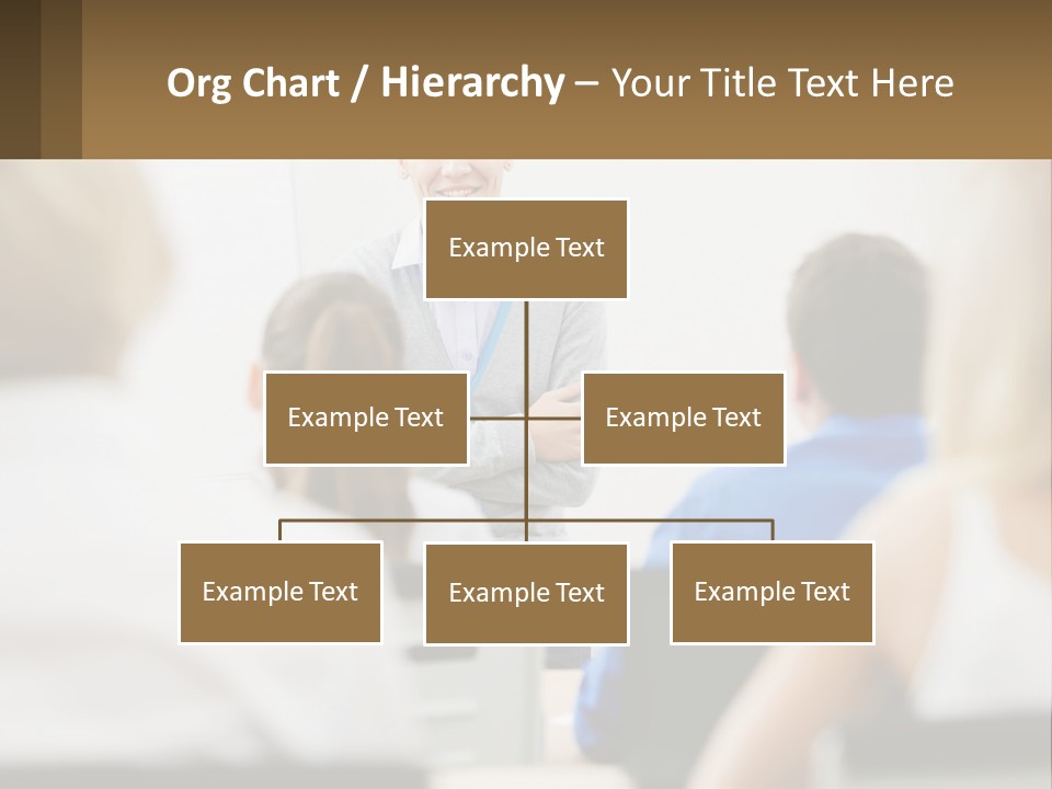 Woman Outside Two PowerPoint Template