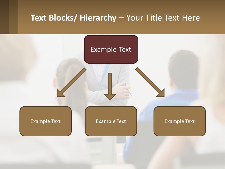 Woman Outside Two PowerPoint Template