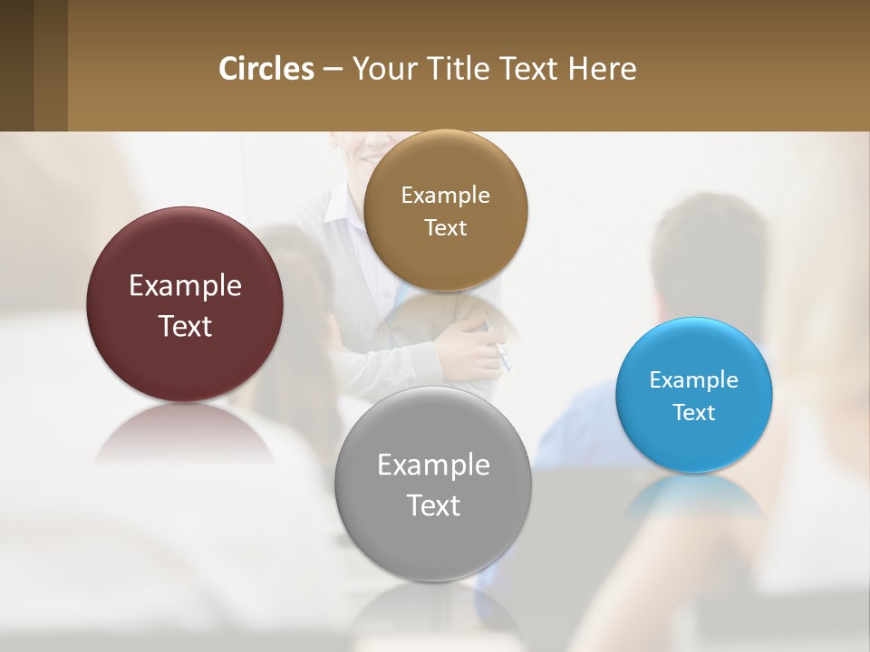 Woman Outside Two PowerPoint Template