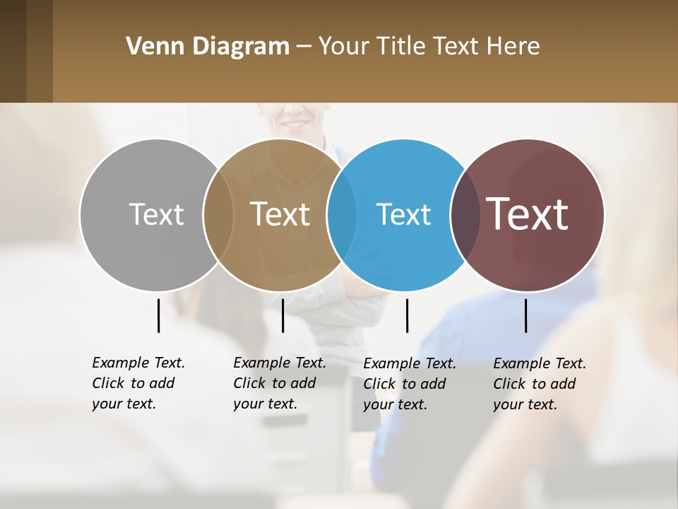 Woman Outside Two PowerPoint Template