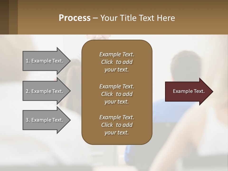 Woman Outside Two PowerPoint Template