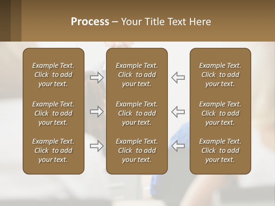 Woman Outside Two PowerPoint Template