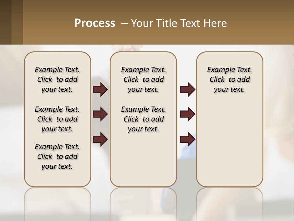 Woman Outside Two PowerPoint Template