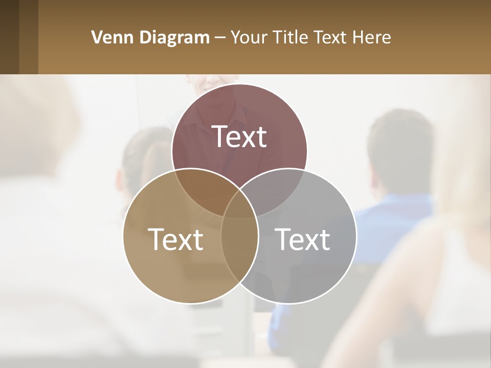 Woman Outside Two PowerPoint Template