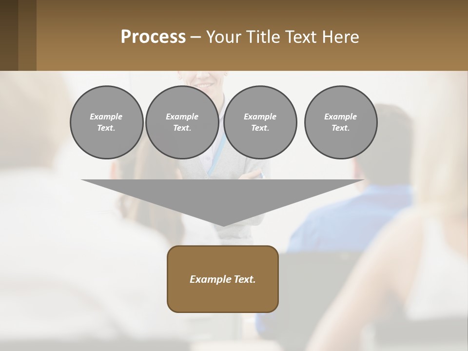 Woman Outside Two PowerPoint Template