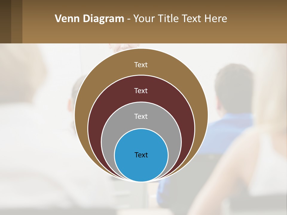 Woman Outside Two PowerPoint Template