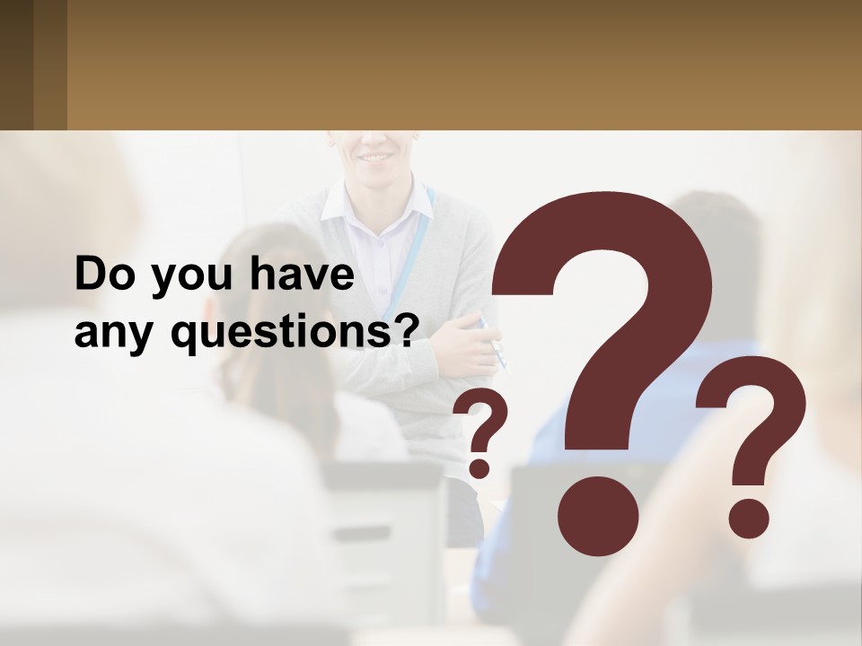 Woman Outside Two PowerPoint Template