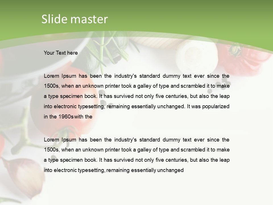 Healthy Familiar Man PowerPoint Template