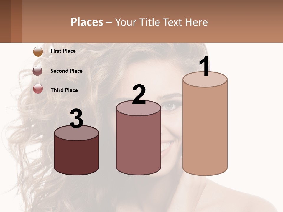 Outdoor Female Girl PowerPoint Template