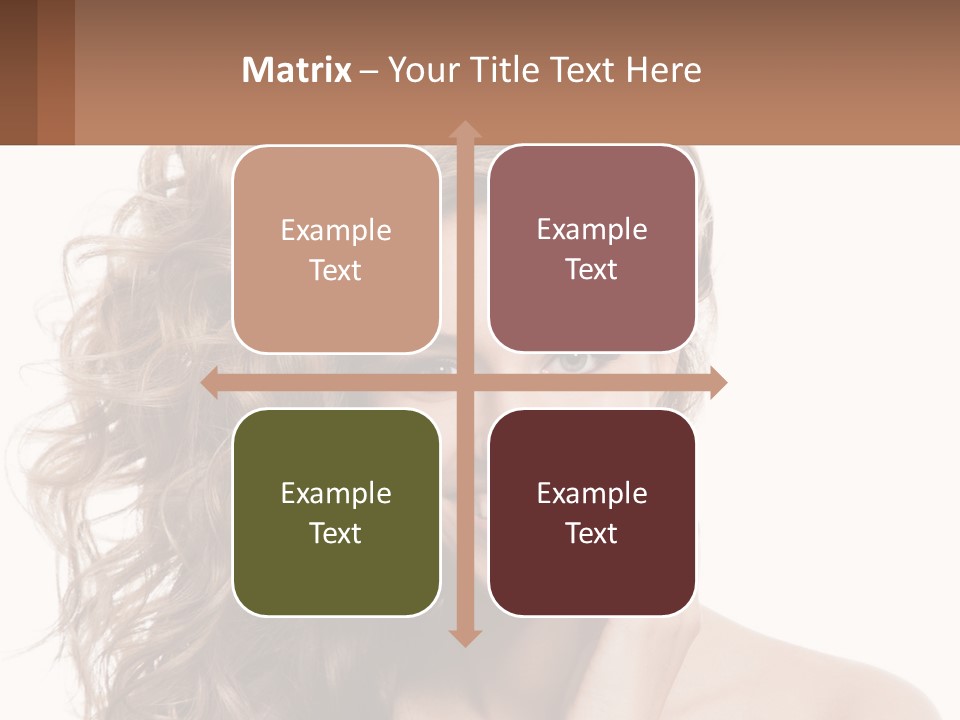 Outdoor Female Girl PowerPoint Template