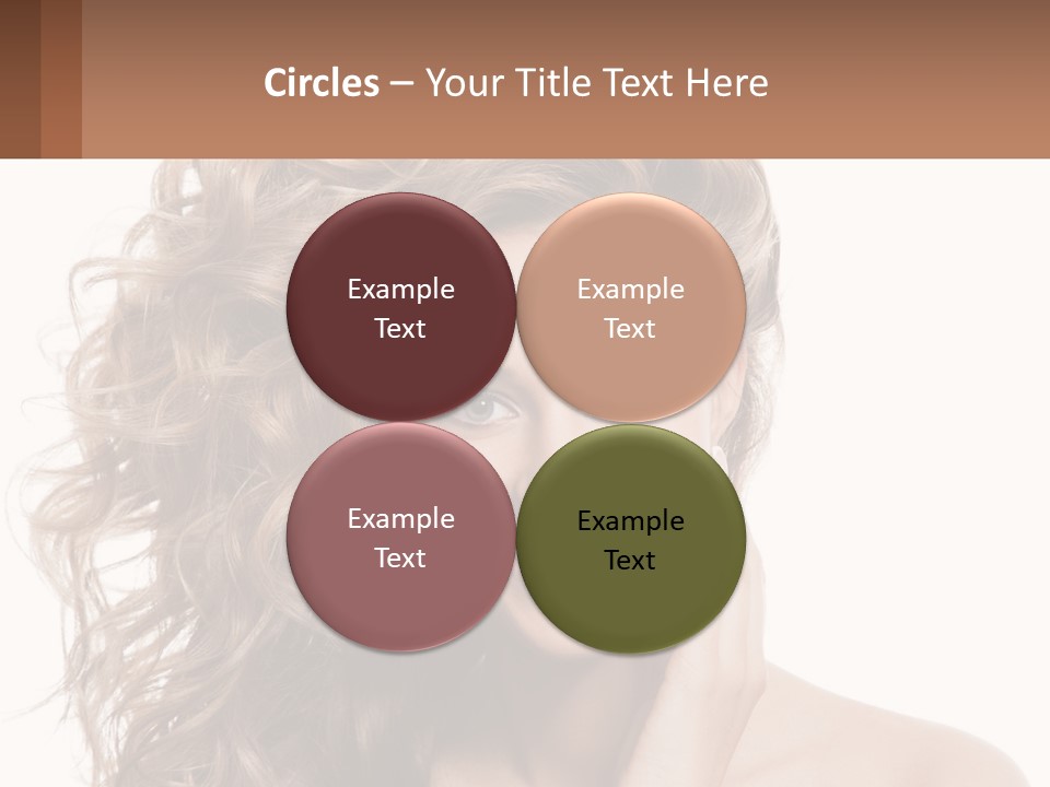 Outdoor Female Girl PowerPoint Template