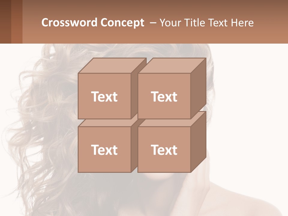 Outdoor Female Girl PowerPoint Template