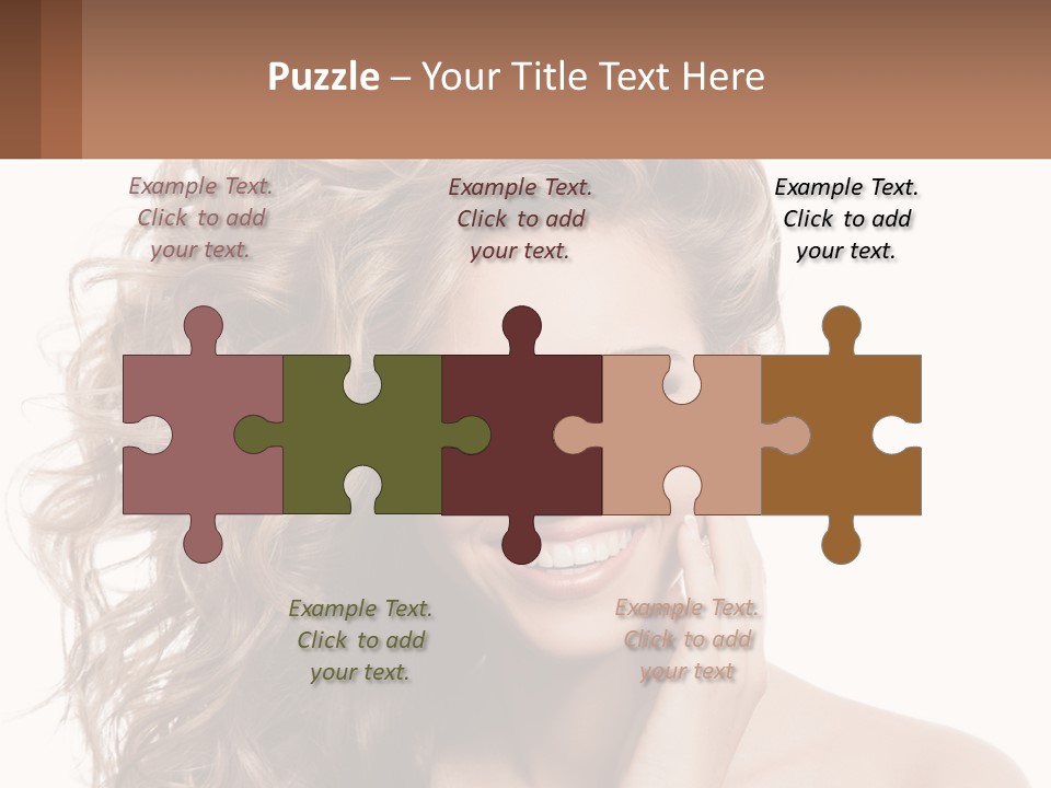 Outdoor Female Girl PowerPoint Template