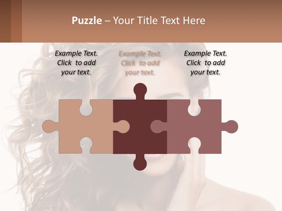 Outdoor Female Girl PowerPoint Template