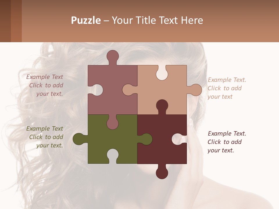 Outdoor Female Girl PowerPoint Template