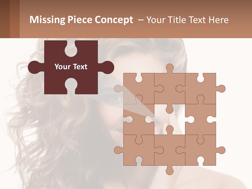 Outdoor Female Girl PowerPoint Template