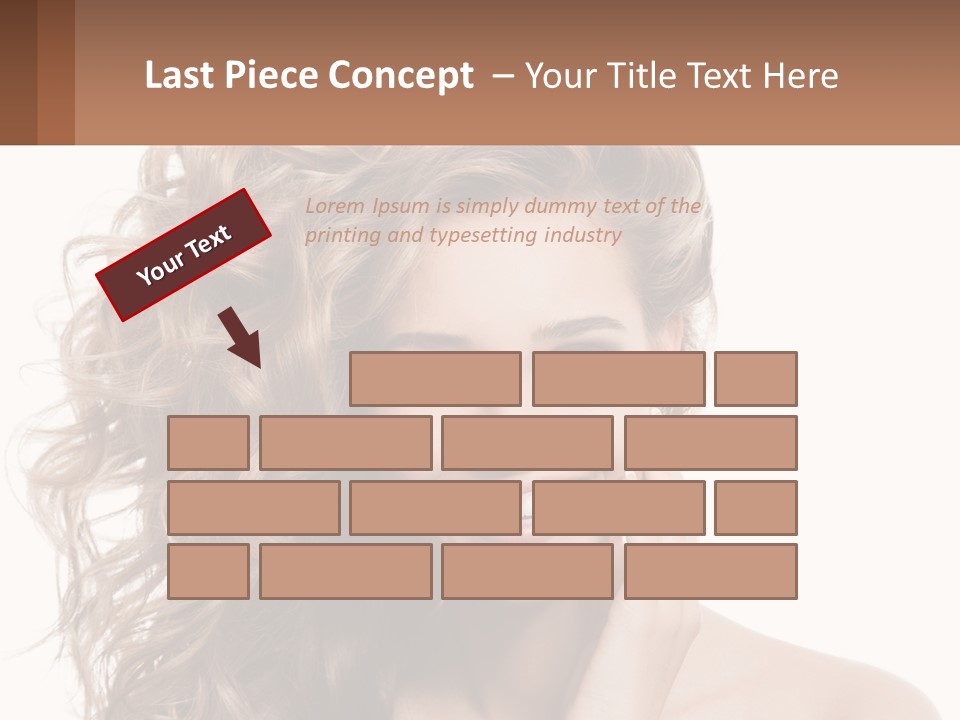 Outdoor Female Girl PowerPoint Template