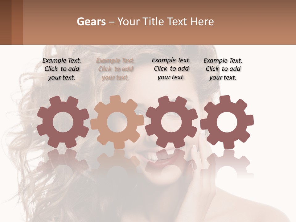 Outdoor Female Girl PowerPoint Template