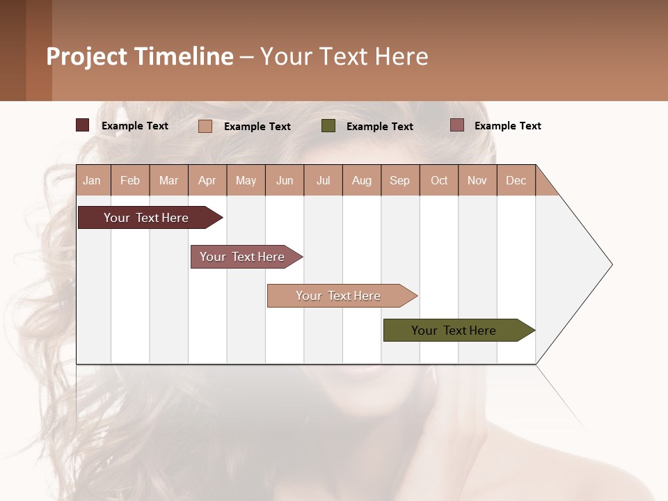 Outdoor Female Girl PowerPoint Template
