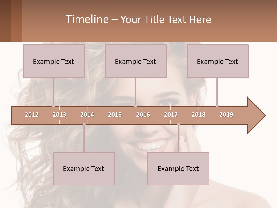 Outdoor Female Girl PowerPoint Template