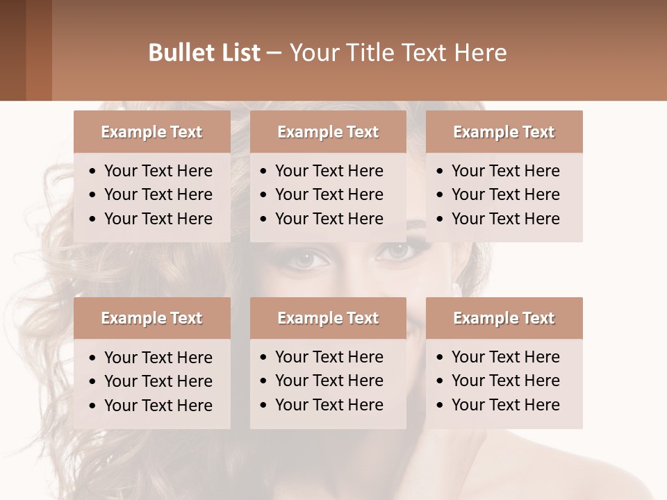 Outdoor Female Girl PowerPoint Template