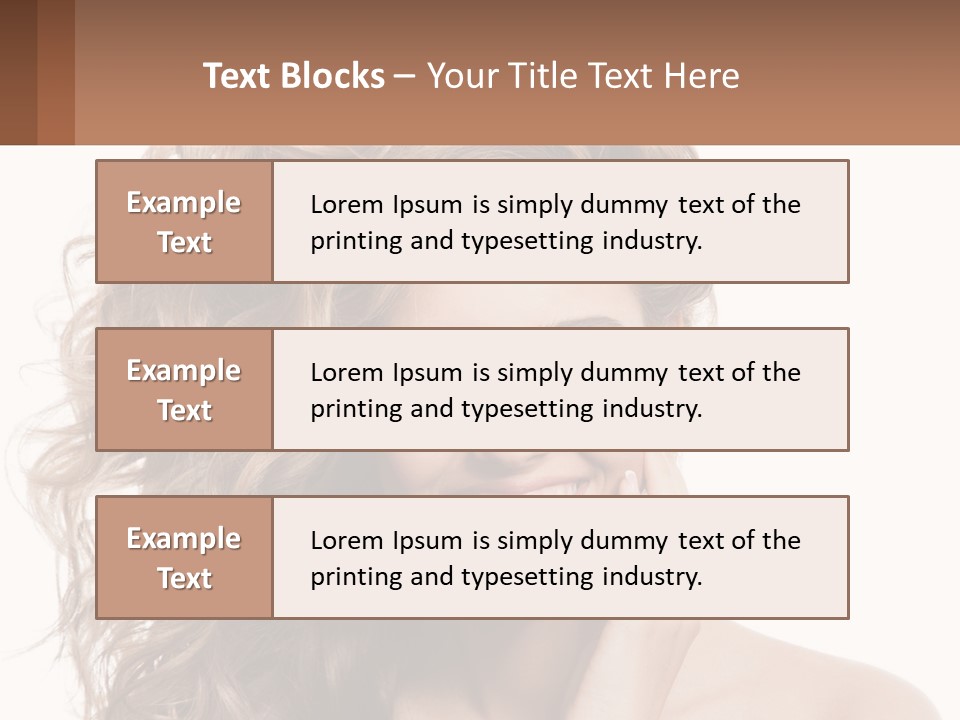 Outdoor Female Girl PowerPoint Template