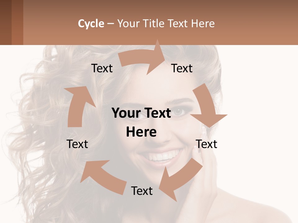 Outdoor Female Girl PowerPoint Template