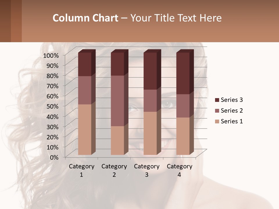 Outdoor Female Girl PowerPoint Template