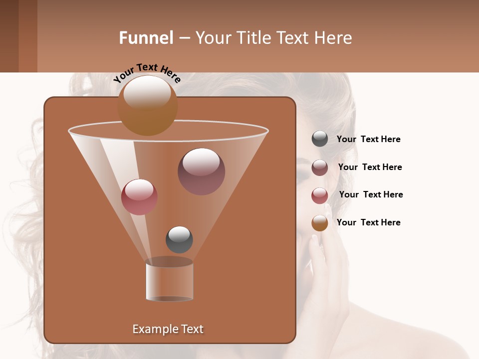 Outdoor Female Girl PowerPoint Template