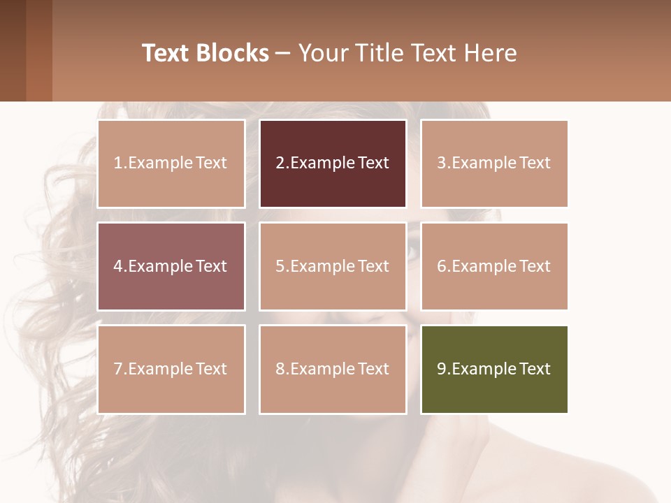 Outdoor Female Girl PowerPoint Template