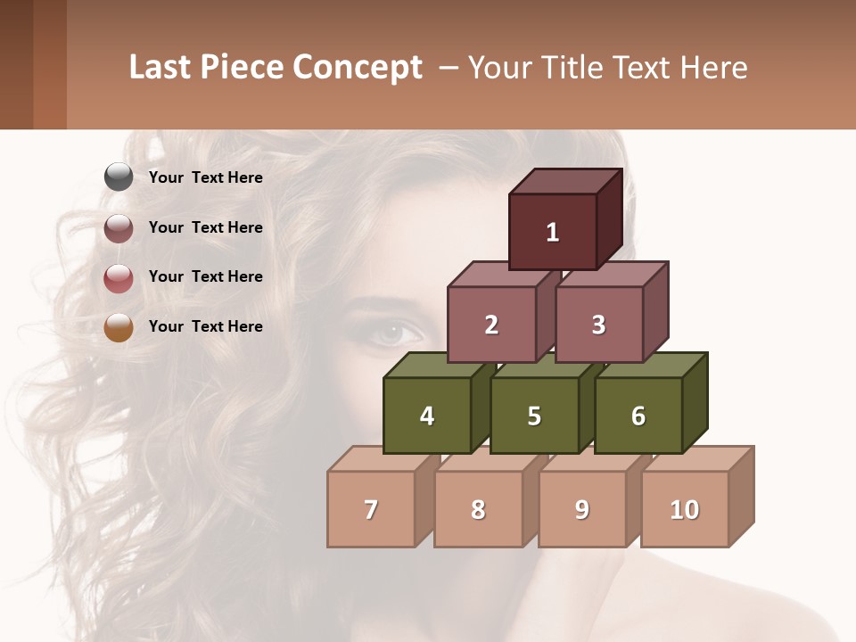 Outdoor Female Girl PowerPoint Template