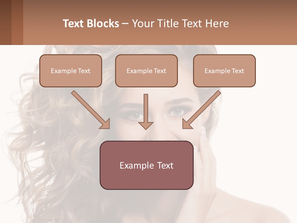 Outdoor Female Girl PowerPoint Template