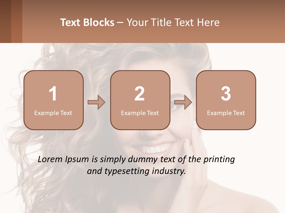 Outdoor Female Girl PowerPoint Template