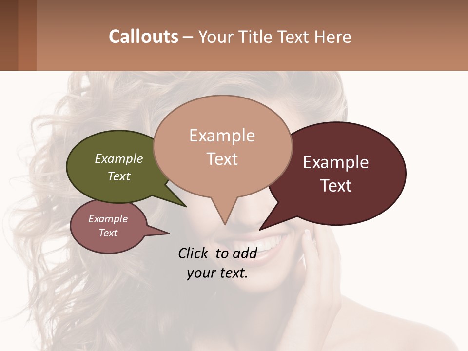 Outdoor Female Girl PowerPoint Template