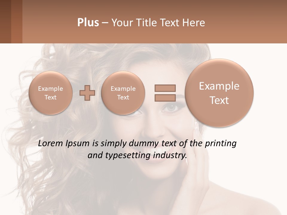 Outdoor Female Girl PowerPoint Template