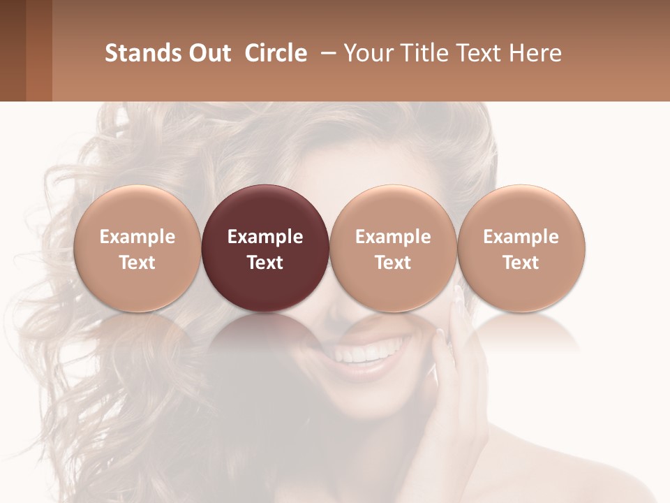 Outdoor Female Girl PowerPoint Template