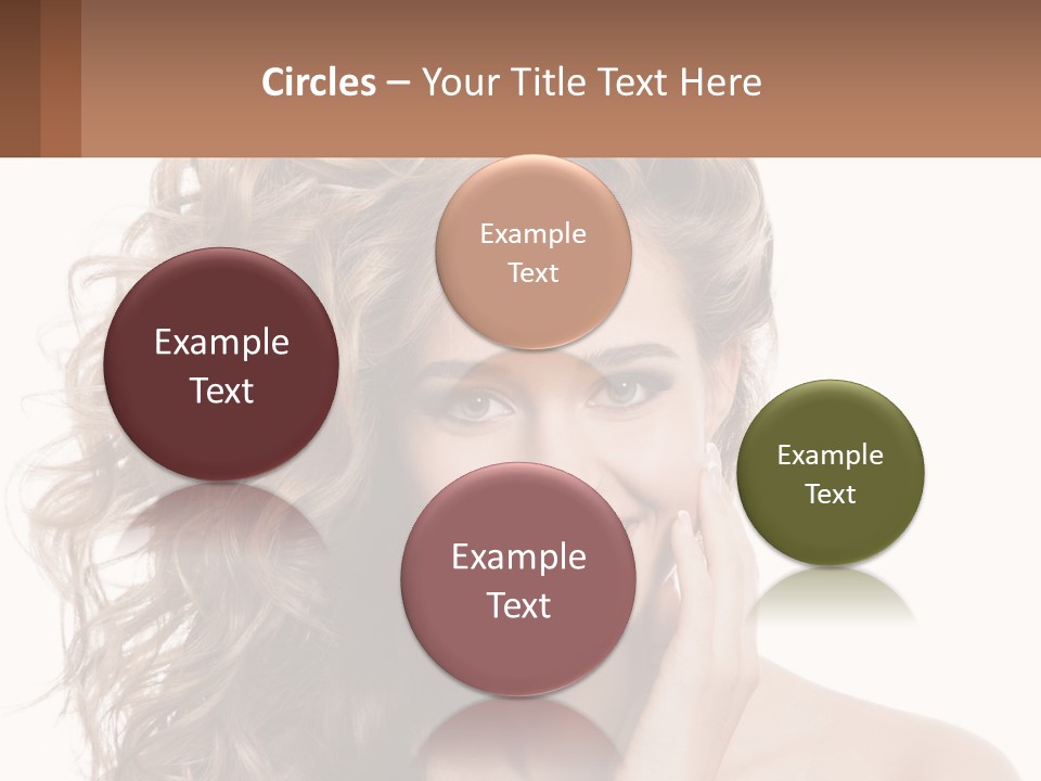 Outdoor Female Girl PowerPoint Template