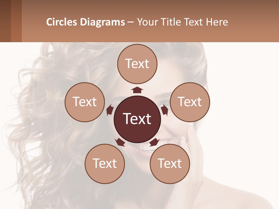 Outdoor Female Girl PowerPoint Template