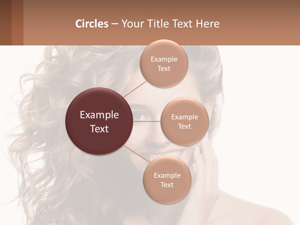 Outdoor Female Girl PowerPoint Template